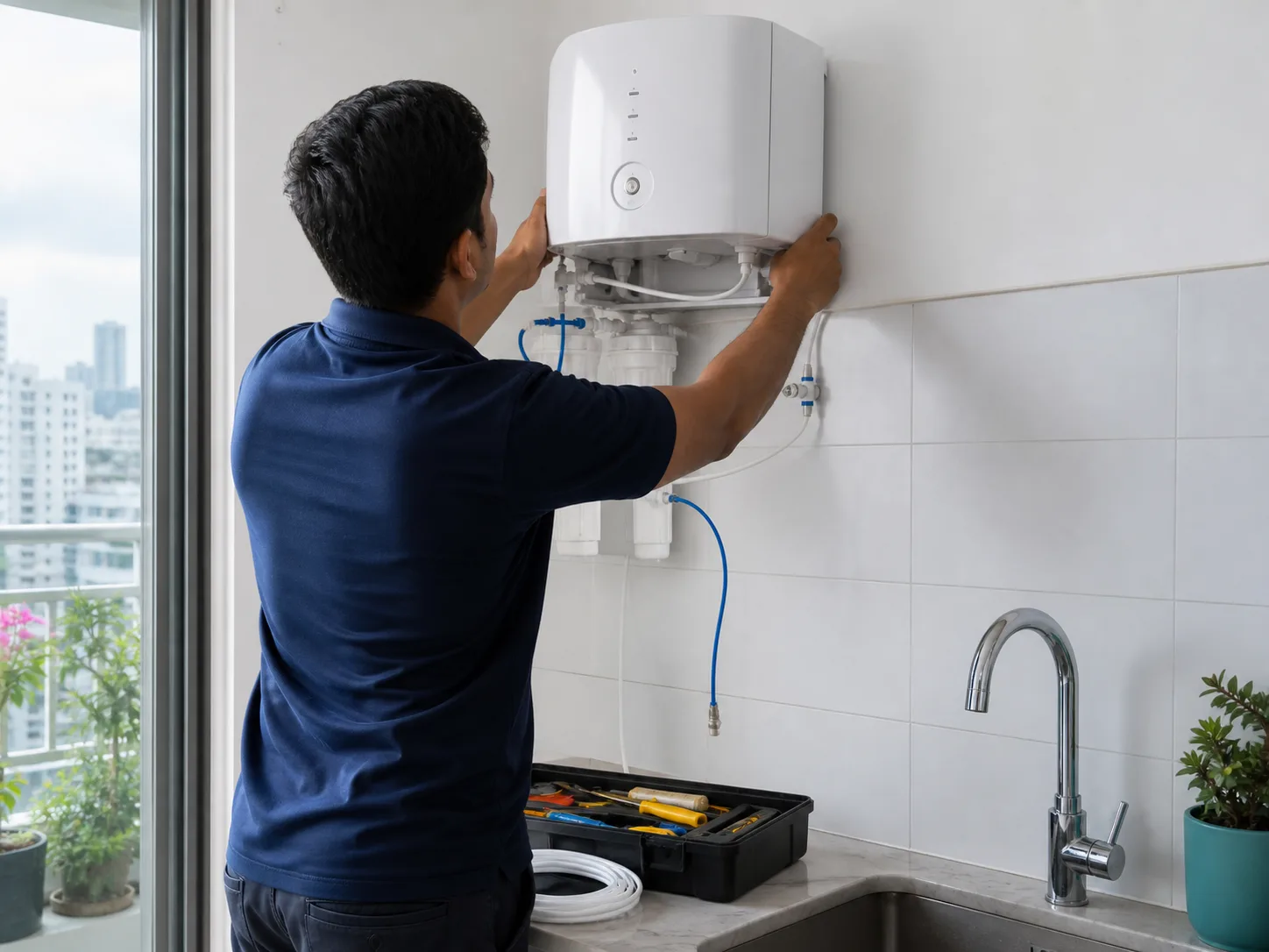 RO Water Purifier Installation